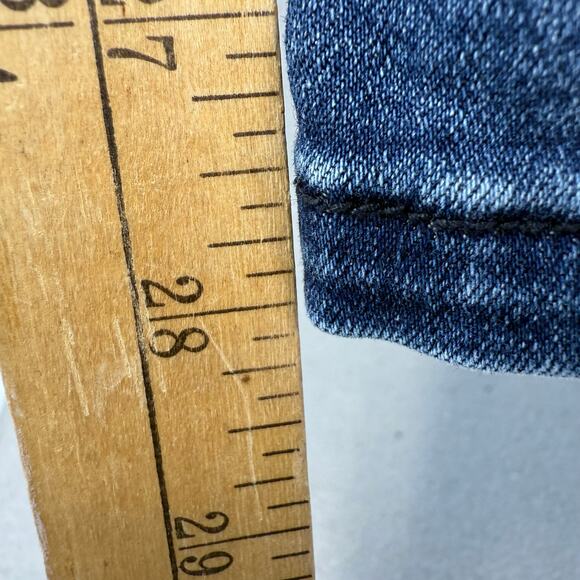 Hayden Los Angeles Denim Leggings Women's M Blue Stacked Moto Jeggings Jeans - Picture 13 of 14